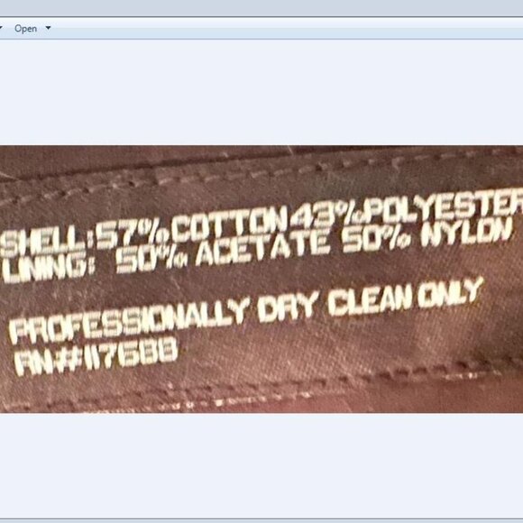 Men's Sz 48 Calvin Klein Windbreaker Classic Zip Up Coat,Jacket,Raincoat,Casual - Picture 9 of 9